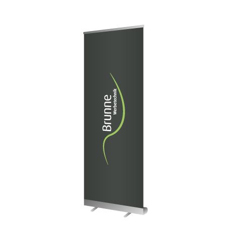 Roll-Up Budget | B 60 cm x H 160 cm | einseitig bedruckt